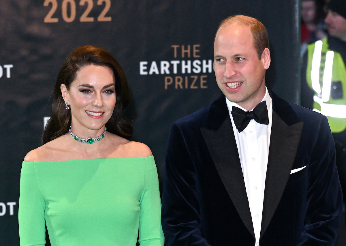 Kate Middleton and Prince William smile and pose at the 2022 Earthshot Prize Awards.