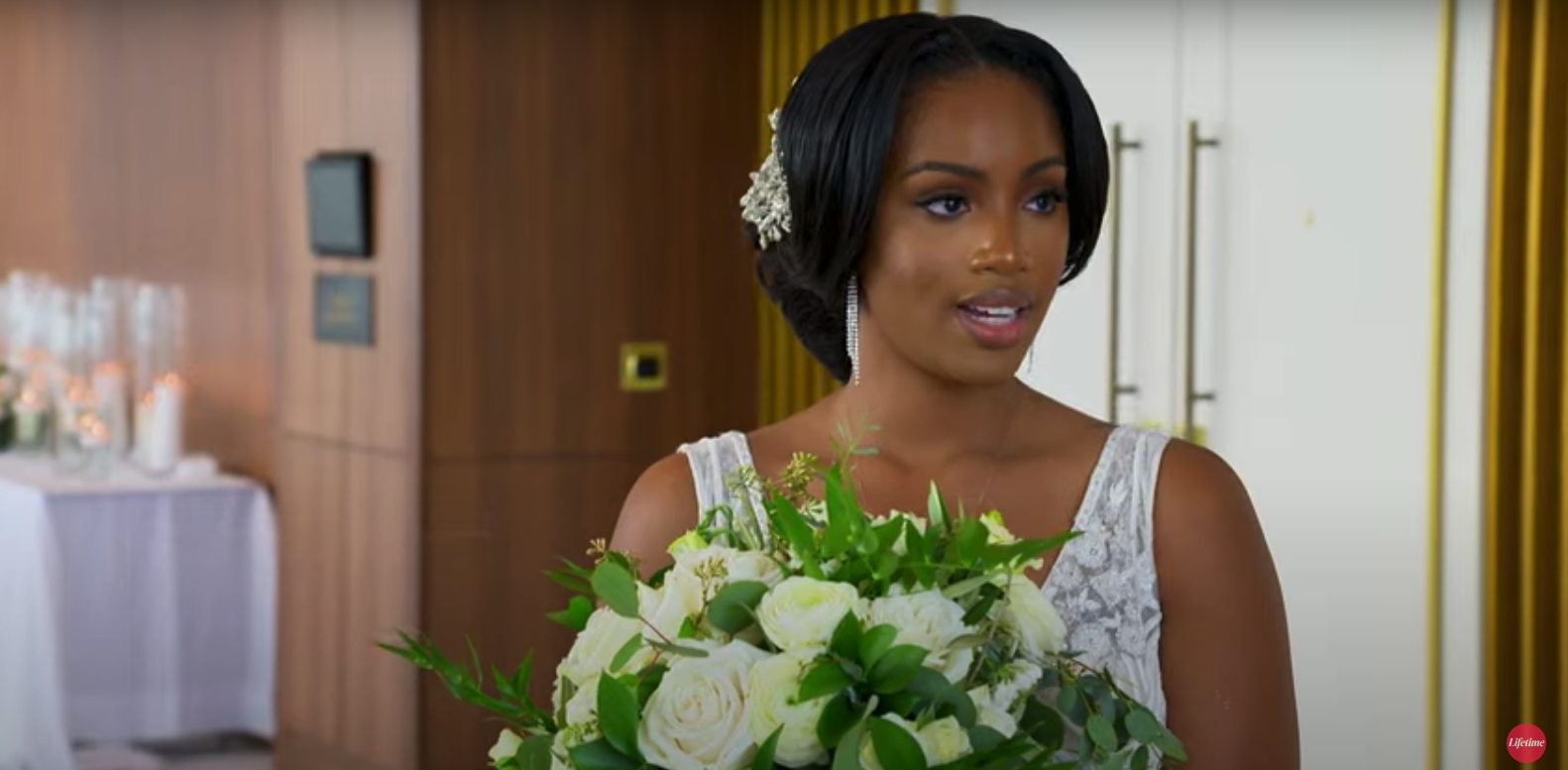 Kirsten from 'Married at First Sight' Season 16 on her wedding day before her honeymoon at a resort in Jamaica