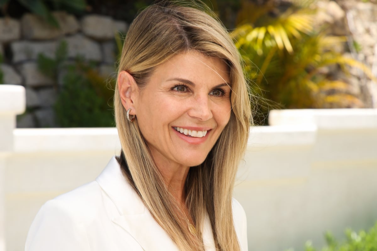 Lori Loughlin, who stars in the Great American Family movie 'Fall into Love' at an event in 2022