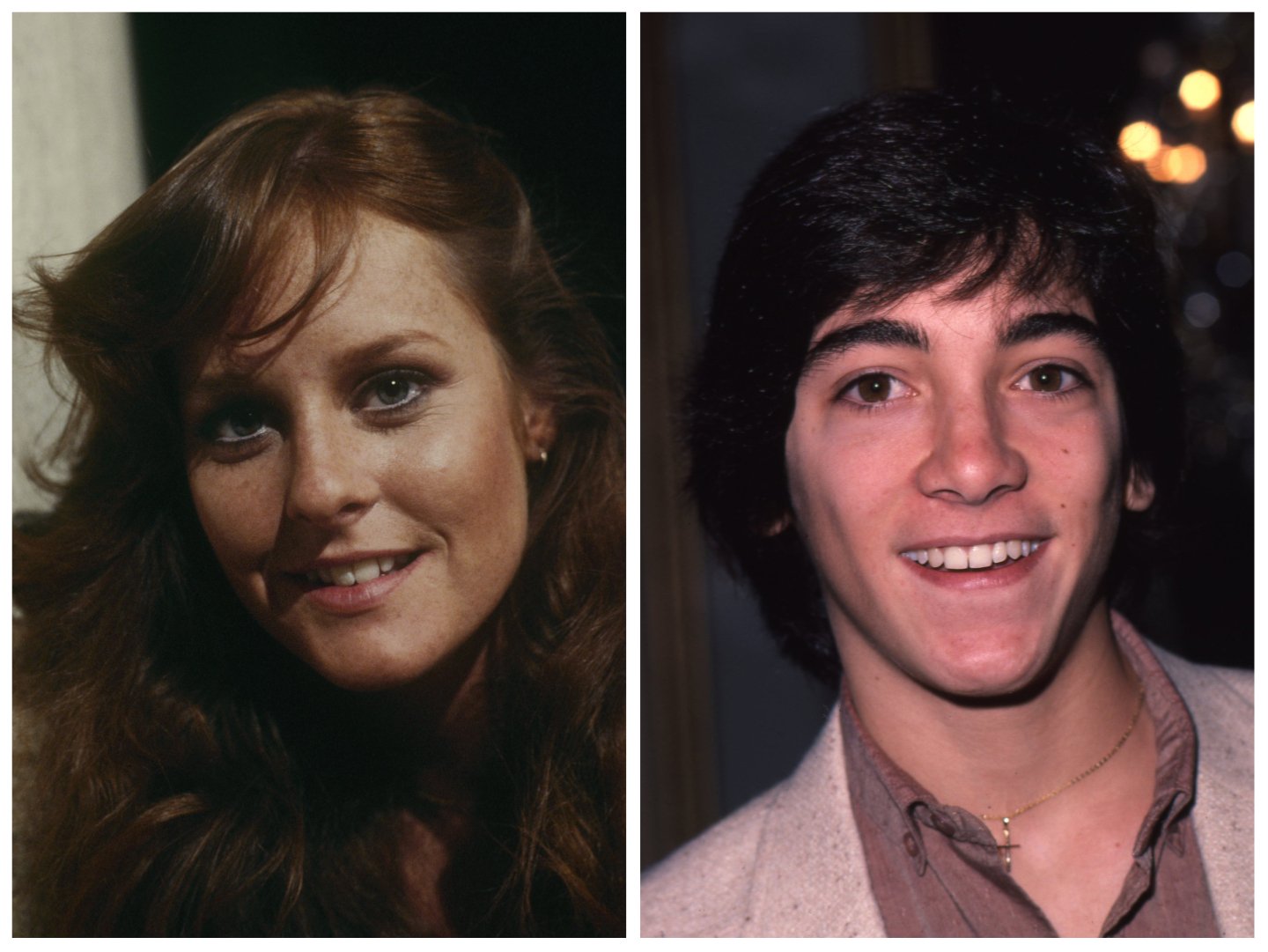 side by side photos of Mary McDonough of 'The Waltons' and Scott Baio of 'Happy Days'