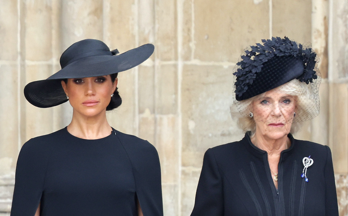 Meghan Markle and Camilla Parker Bowles wear black to Queen Elizabeth II's funeral