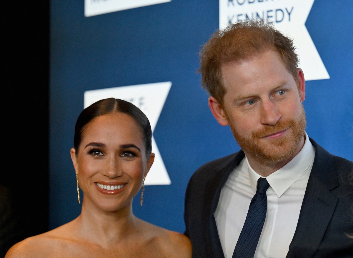 Meghan Markle and Prince Harry, who a royal photographer says had a breakdown in their relationship after he met the duchess, arrive at the 2022 Robert F. Kennedy Human Rights Ripple of Hope Award Gala