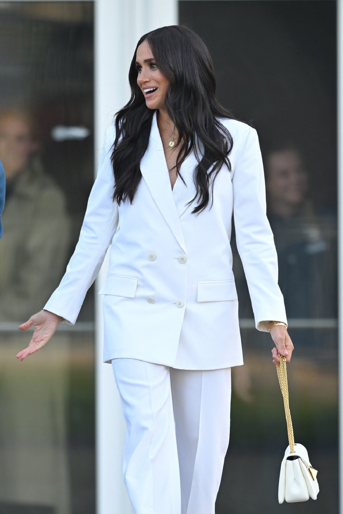 Meghan Markle attends the Invictus Games Friends and Family reception at Zuiderpark