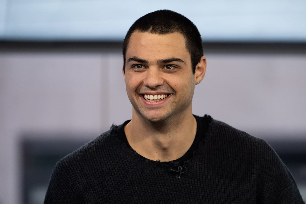 Noah Centineo appears on a talk show to promote "The Recruit"