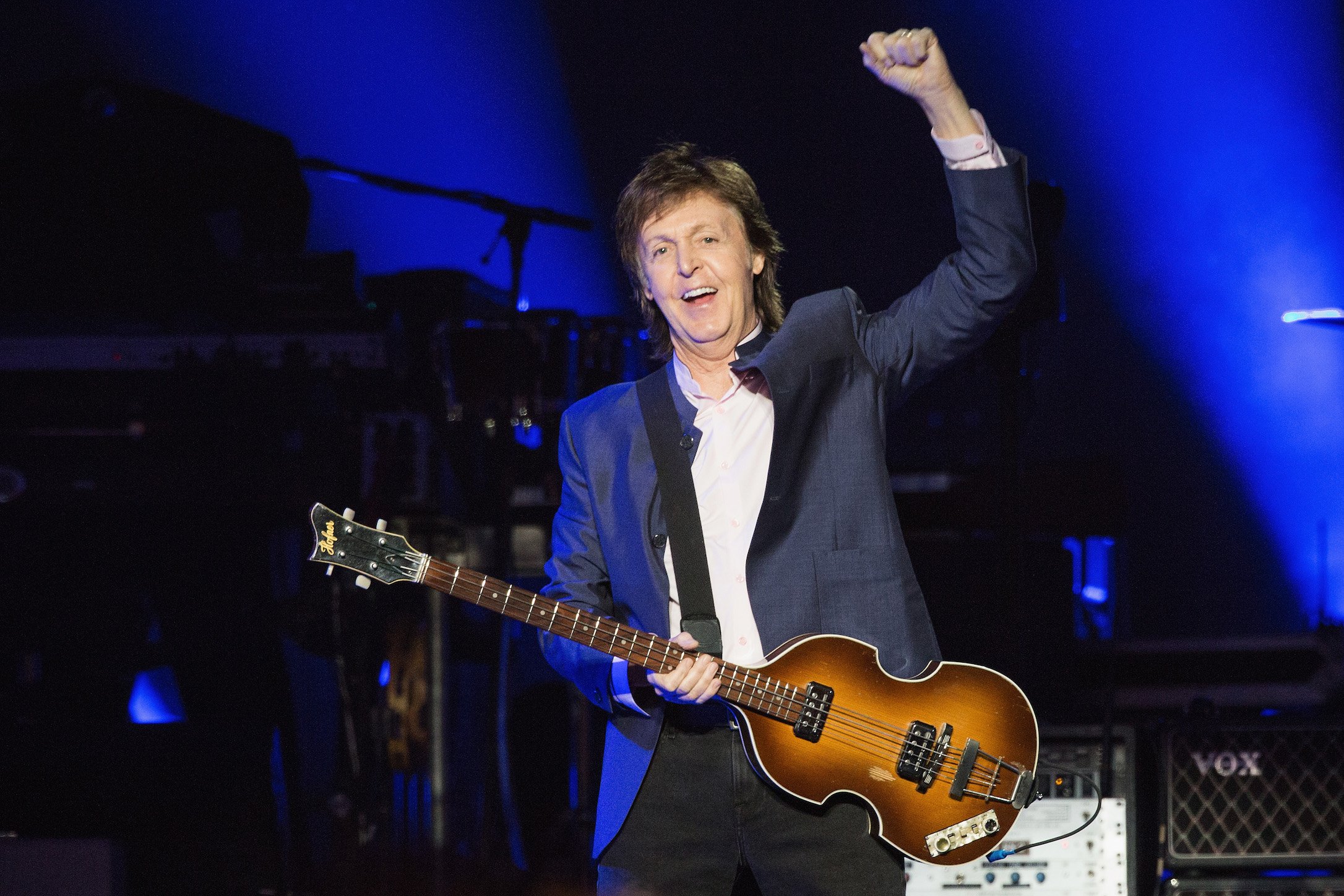 Paul McCartney performs at Key Arena in Seattle, Washington