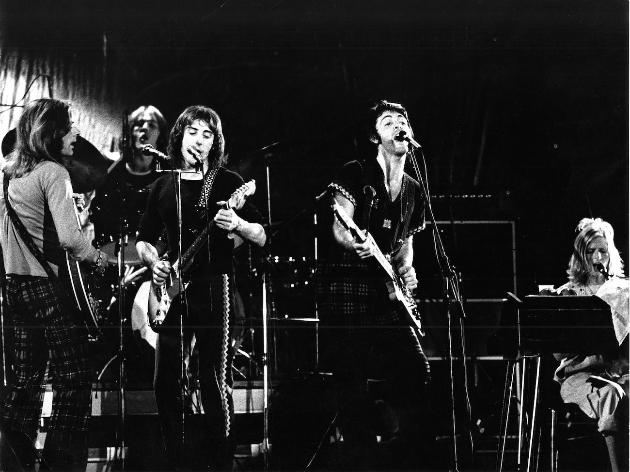 Paul McCartney and Wings performing in France, 1972.