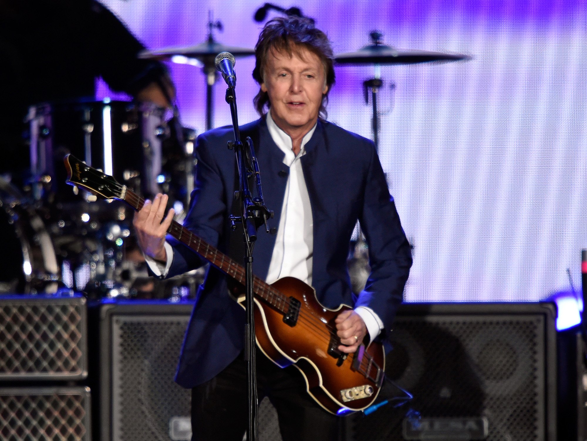 Paul McCartney performs at Desert Trip at The Empire Polo Club in Indio, California