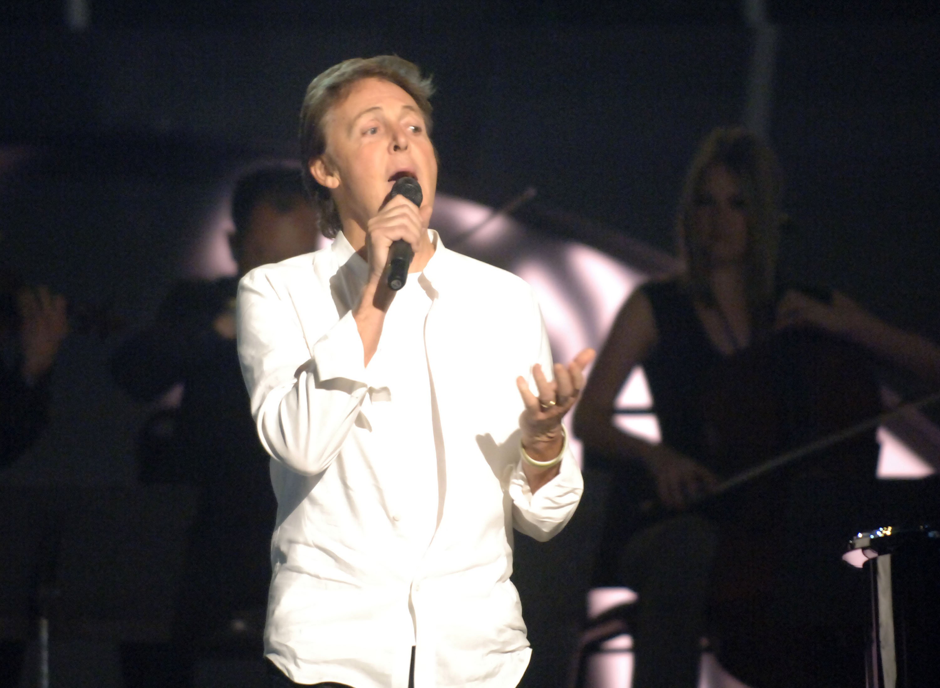 Paul McCartney performs Yesterday at the 48th Annual Grammy Awards