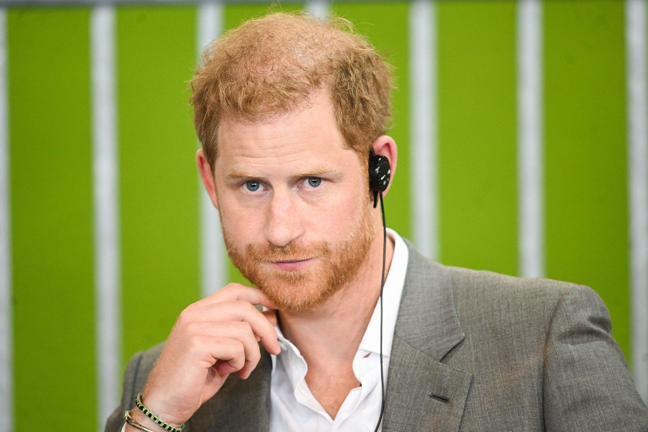 Prince Harry during the Invictus Games Dusseldorf 2023 - One Year To Go events on September 06, 2022 in Dusseldorf, Germany.