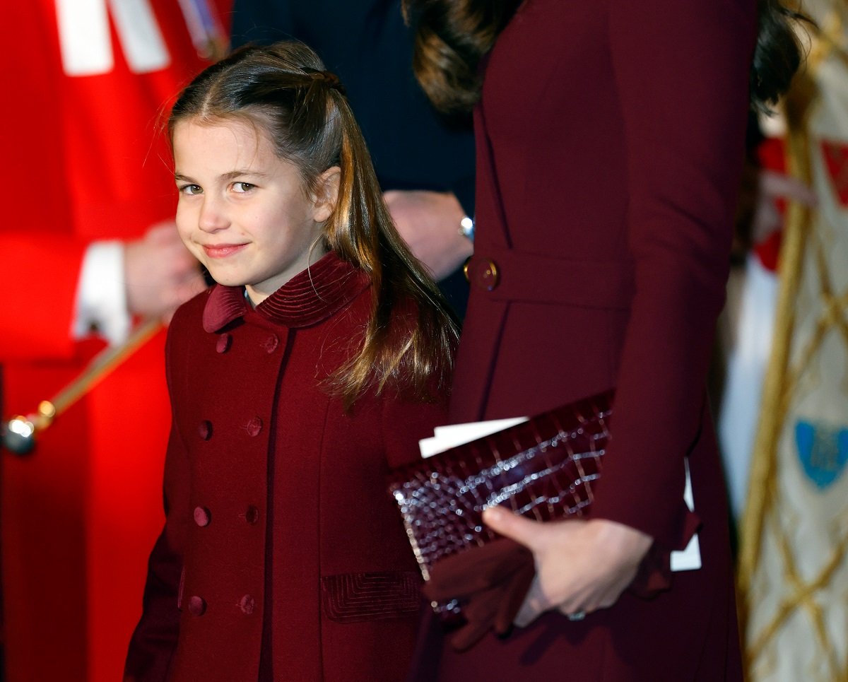Princess Charlotte of Wales attends the 'Together at Christmas' Carol Service at Westminster Abbey