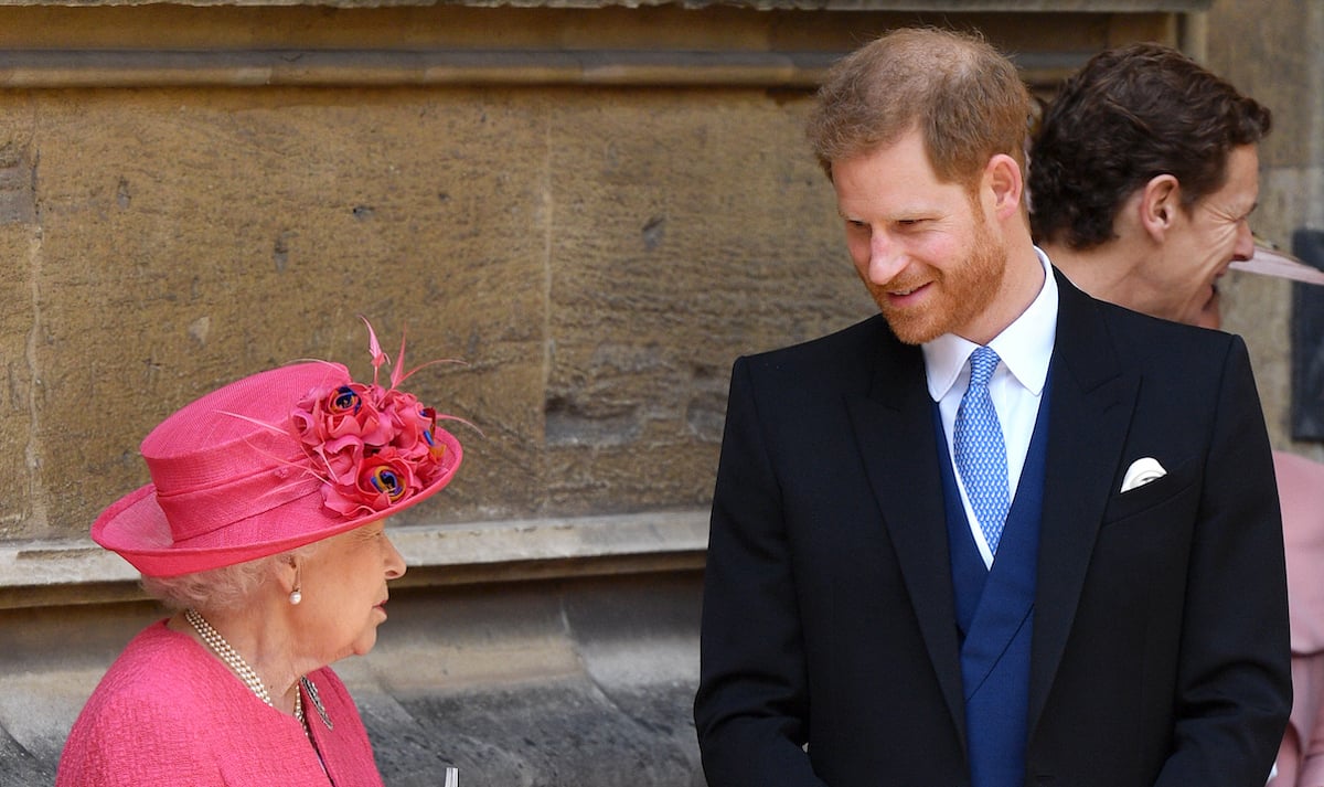 Queen Elizabeth, who confused Prince Harry with her reply when he asked permission to marry Meghan Markle, talks to Prince Harry