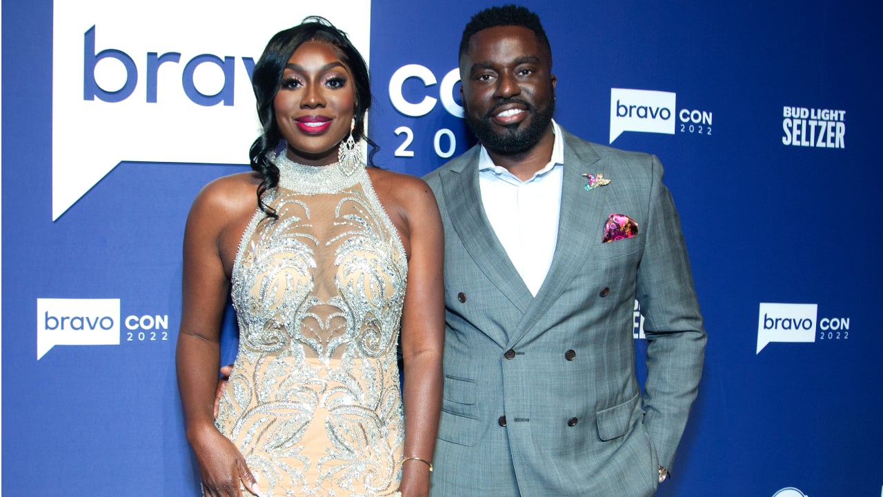 Dr. Wendy Osefo and Eddie Osefo attend 'Legends Ball 2022 BravoCon'