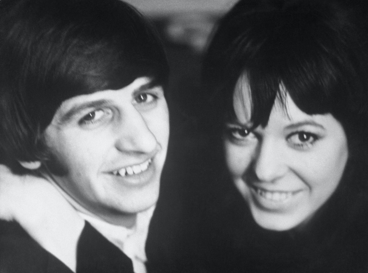Ringo Starr (left) and his first wife, Maureen, shortly after their 1965 wedding.