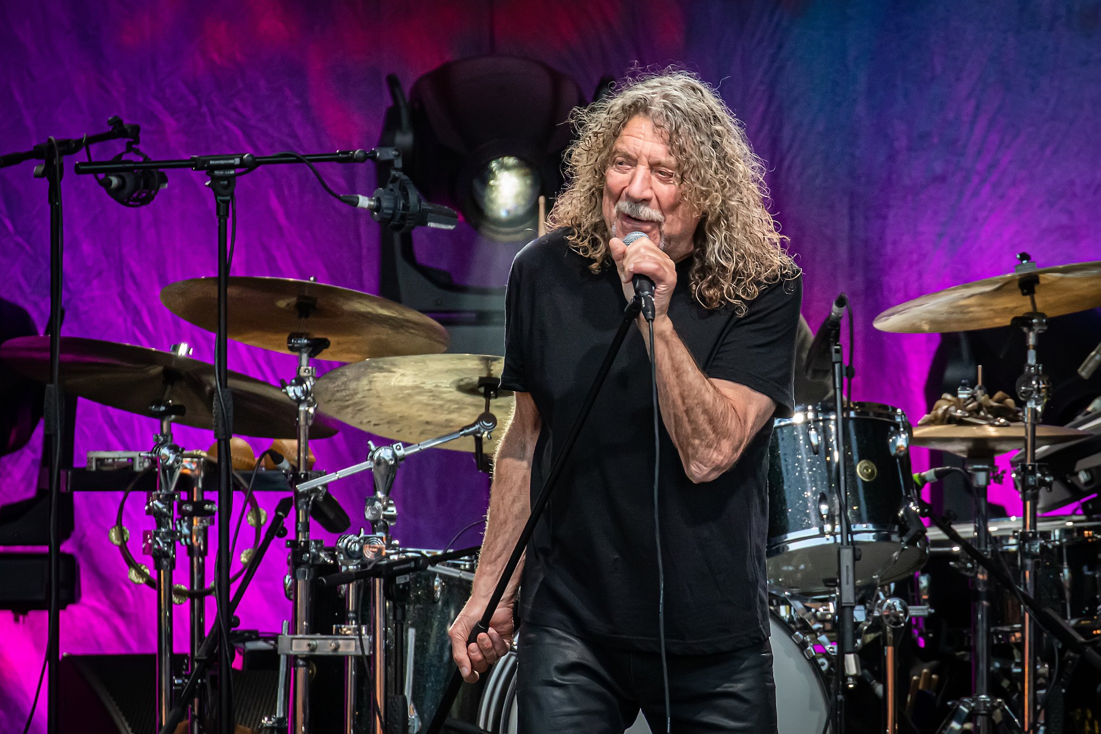 Robert Plant performs in Halden, Norway in 2019