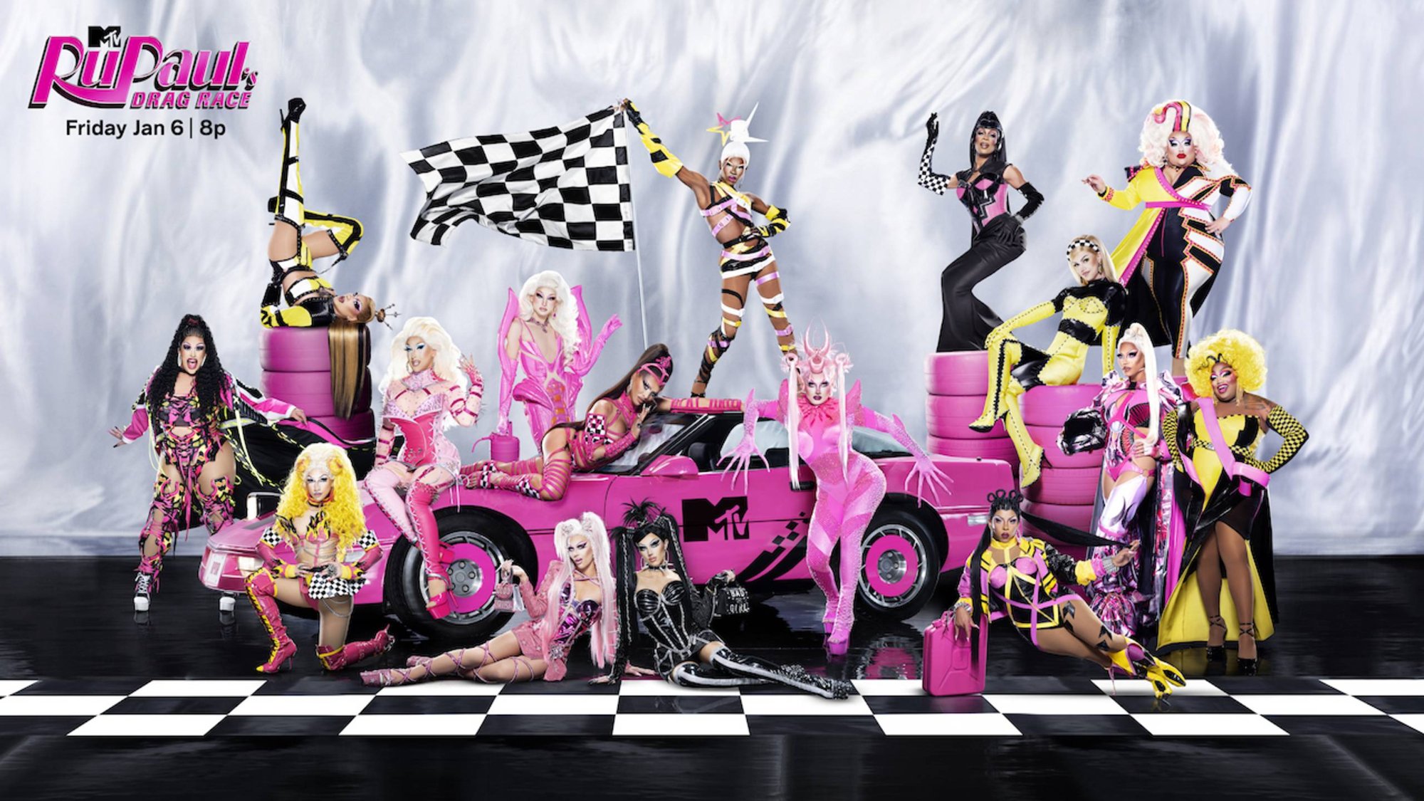 'RuPaul's Drag Race' Season 15 cast wearing race-themed looks