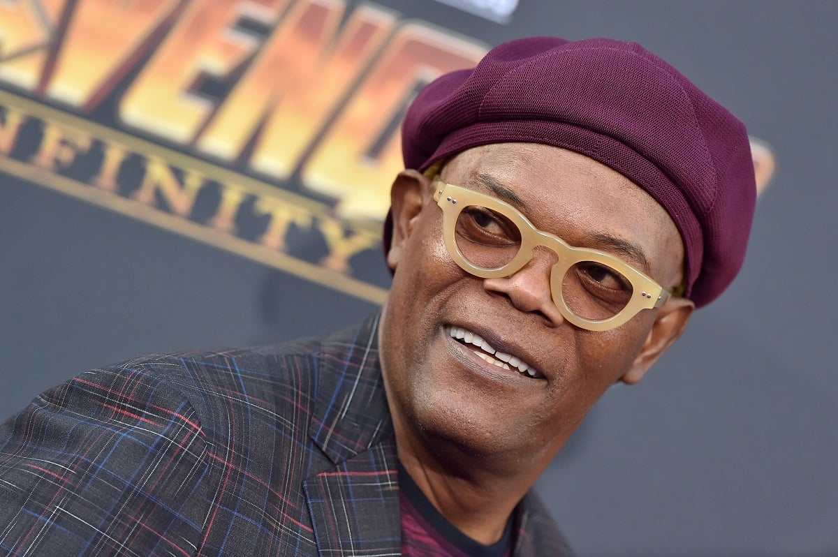 Samuel L. Jackson at 'Avengers: Infinity War' premiere.