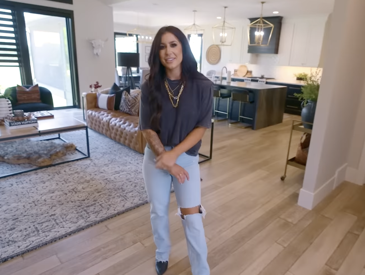 Chelsea DeBoer, host of 'Down Home Fab' on HGTV, hosts a tour of her home.