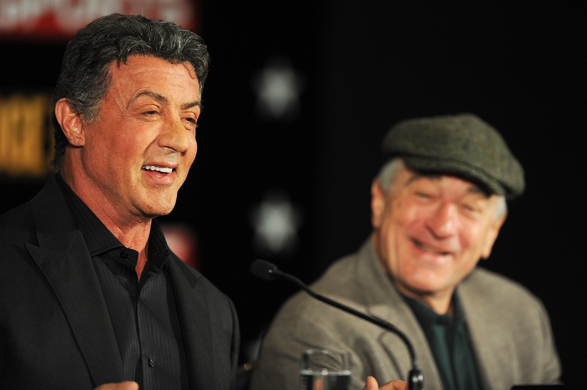 Sylvester Stallone attending a photo call for 'Grudge Match' with Robert De Niro.