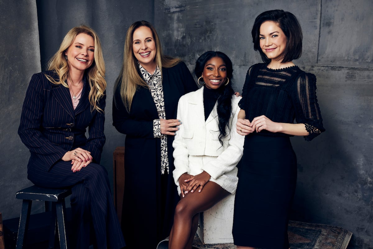 Kristina Wagner, Genie Francis, Tabyana Ali, and Rebecca Herbst of ABC's 'General Hospital' pose for TV Guide Magazine