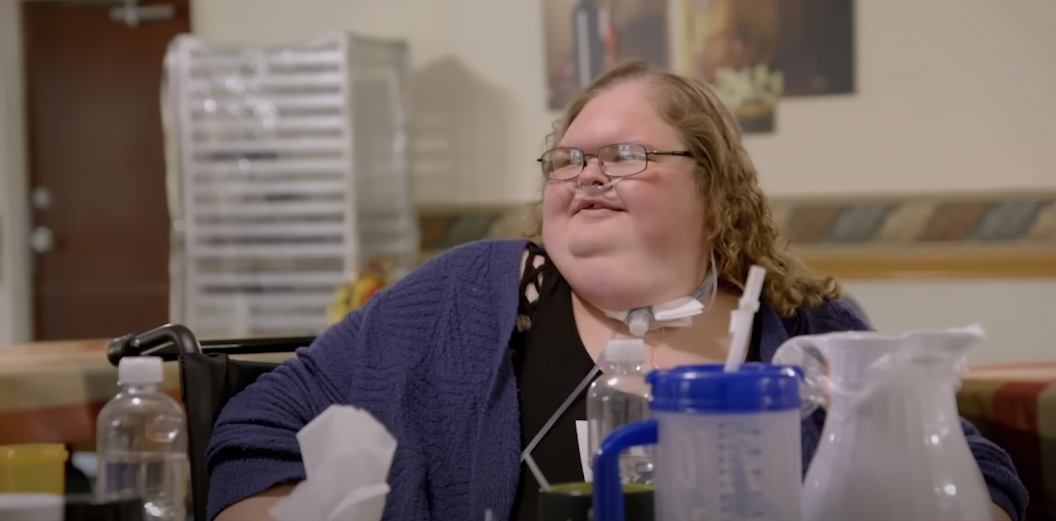 Tammy Slaton from '1000-Lb. Sisters' Season 4 star smiling in a wheelchair