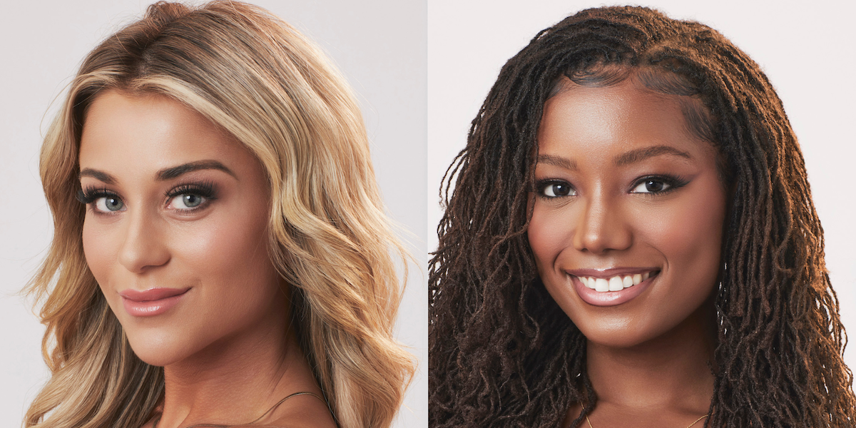 'The Bachelor' stars Christina Mandrell and Brianna Thorbourne in their official headshots for the series.