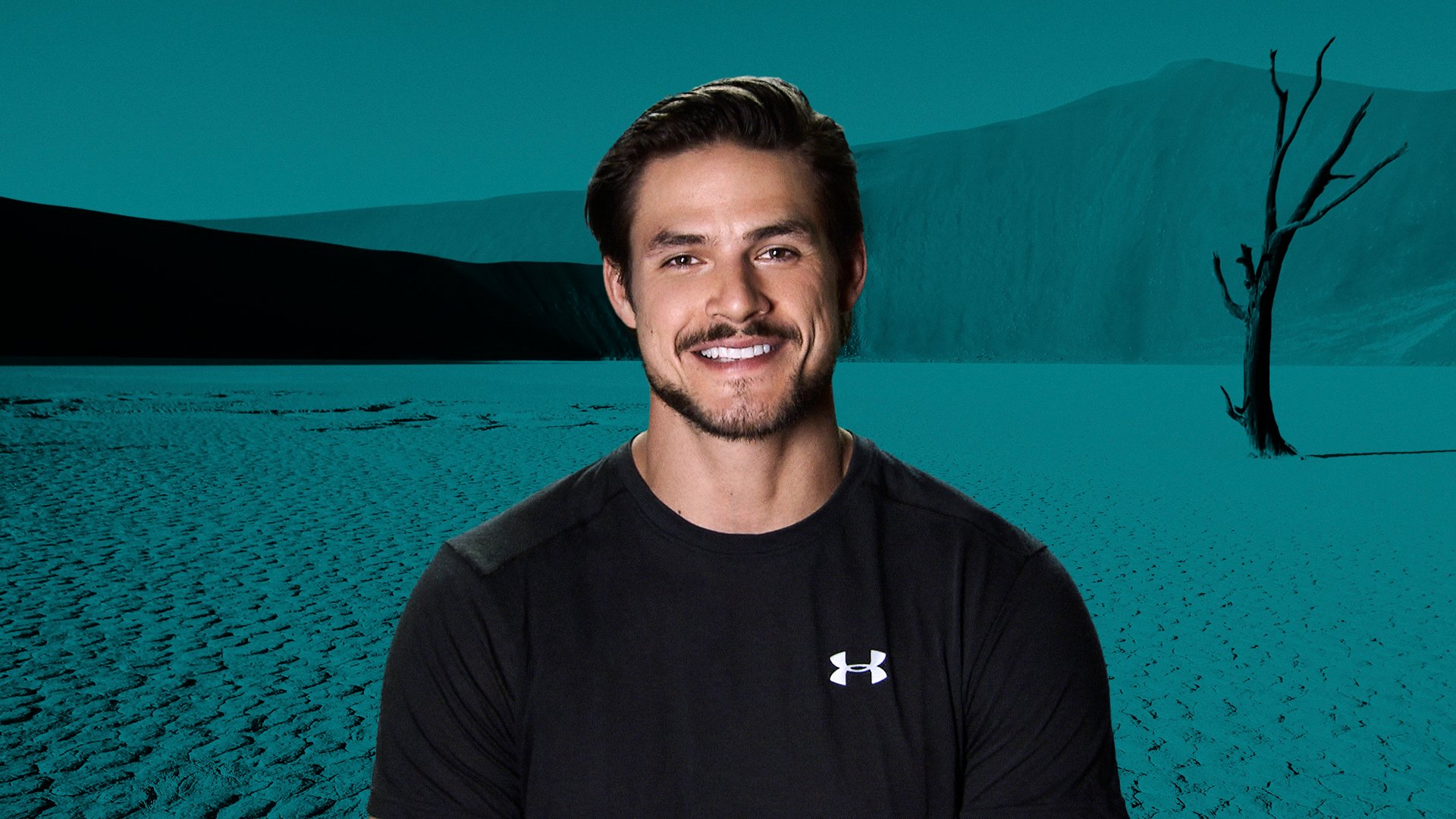 Zach Nichols posing for 'The Challenge: War of the Worlds' cast photo