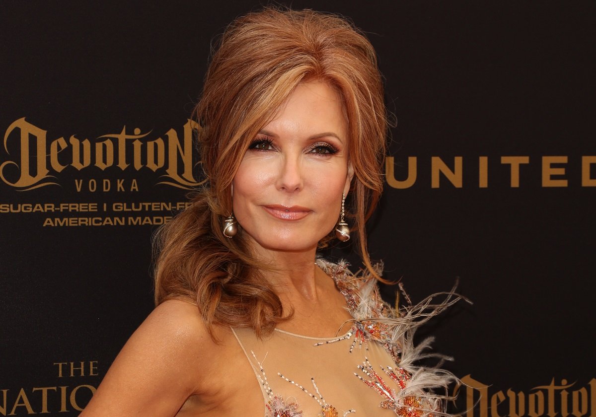 'The Young and the Restless' star Tracey E. Bregman poses on the red carpet of the 2016 Daytime Emmys.