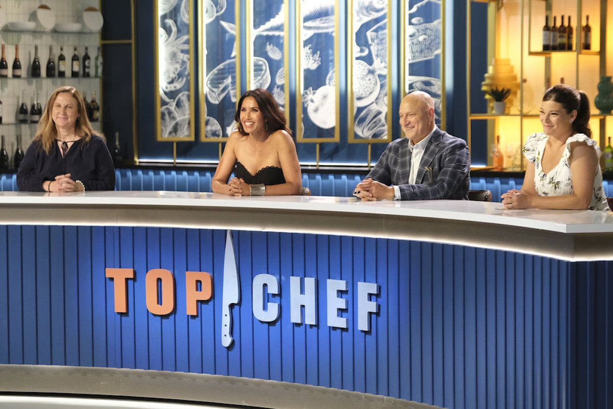 The 'Top Chef' judges panel in season 20