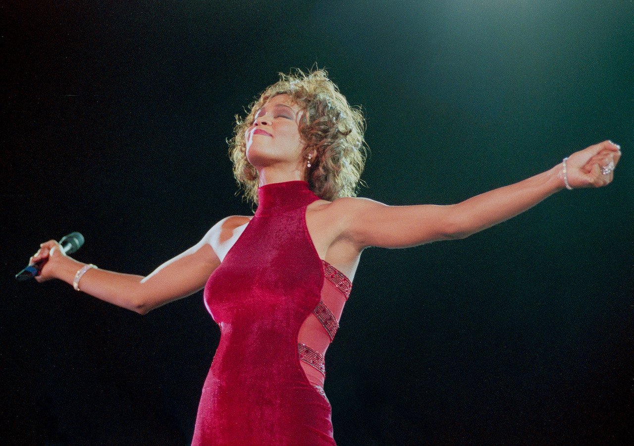 Whitney Houston on stage