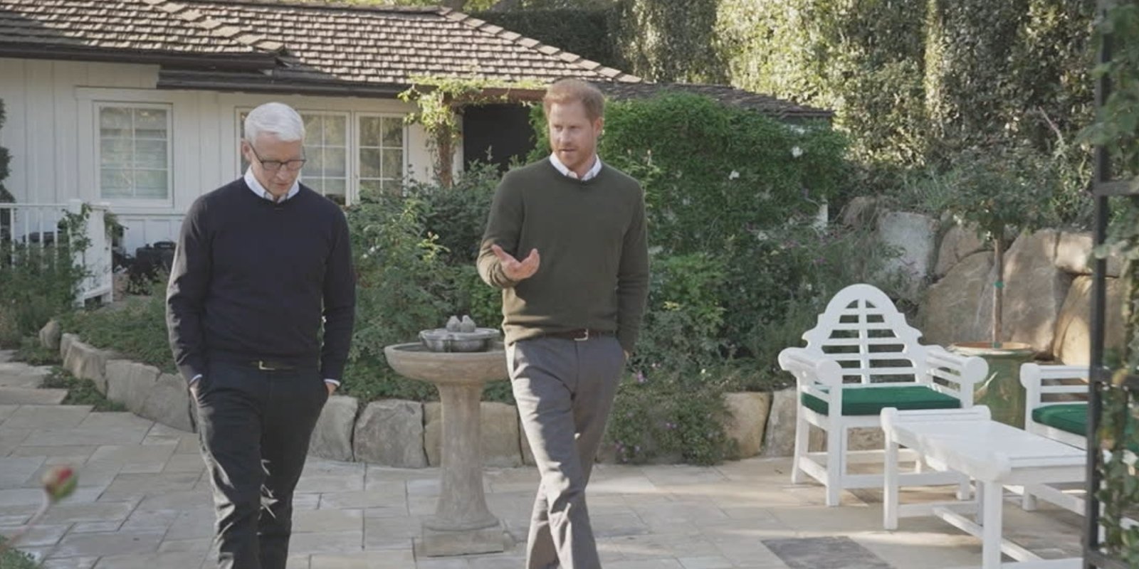 Anderson Cooper and Prince Harry on '60 Minutes.'