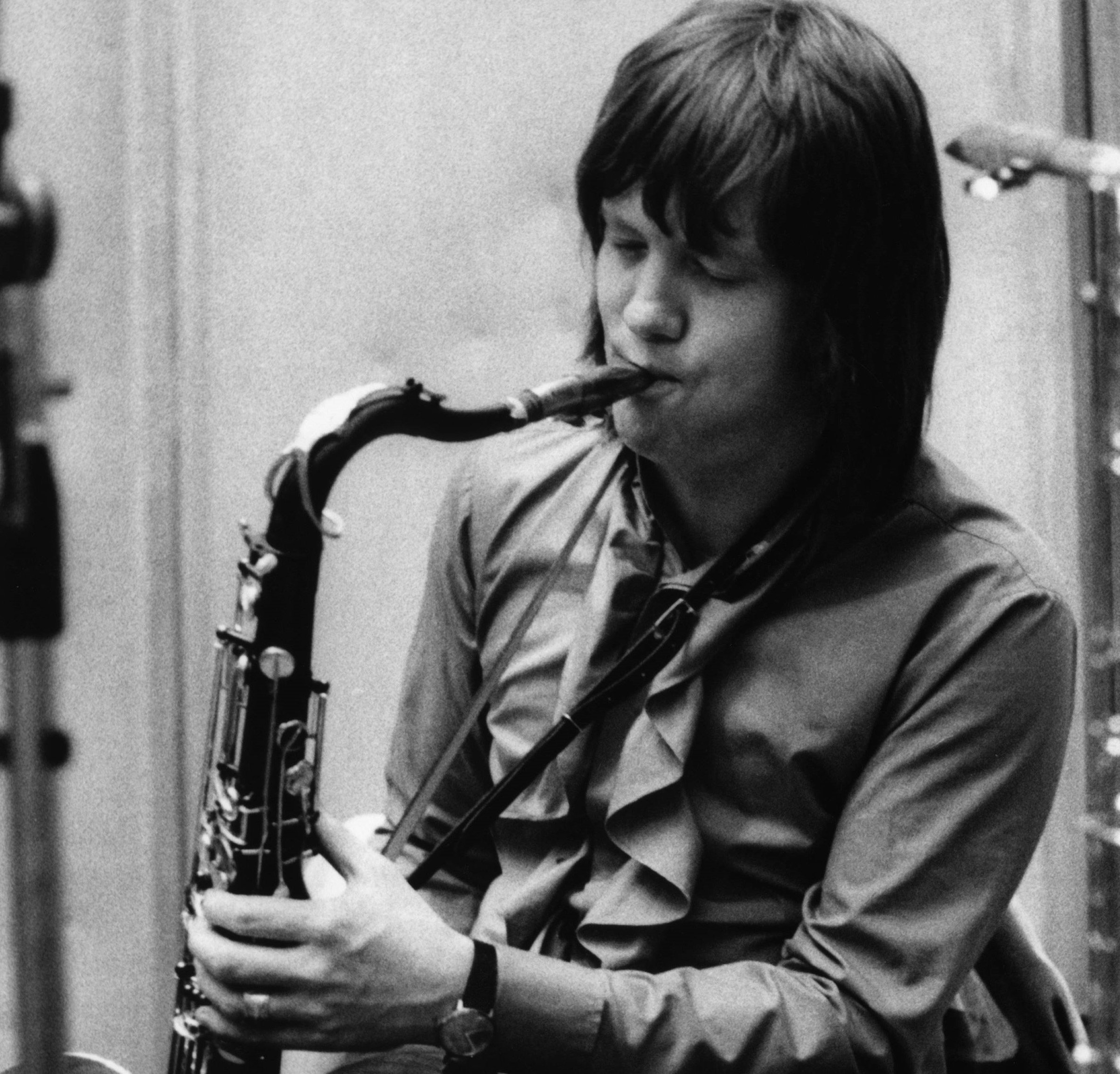 Bobby Keys in black-and-white