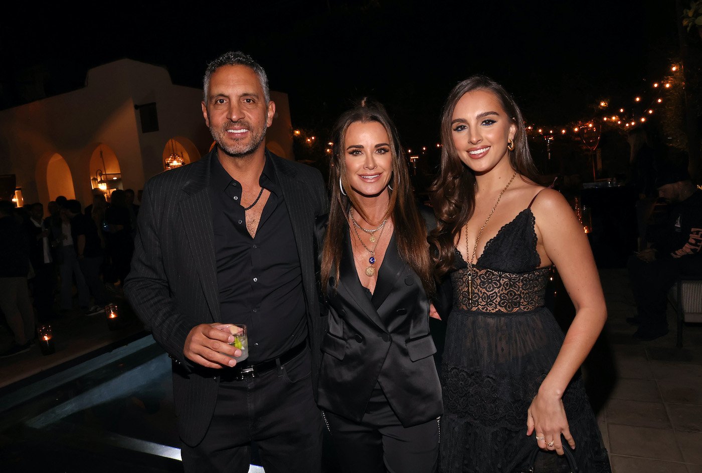 Mauricio Umansky, Kyle Richards, and Alexia Umansky attend the 'Buying Beverly Hills' premiere party