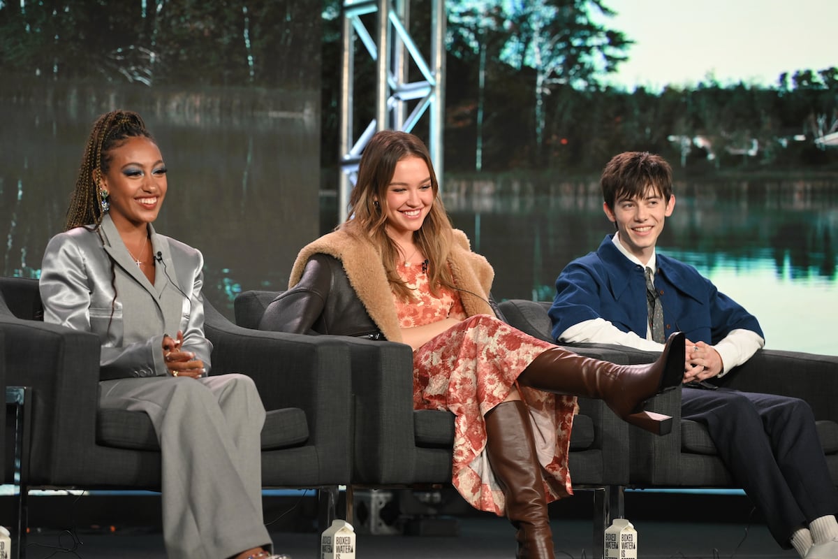 Lexi Underwood, Sadie Stanley, and Griffin Gluck from the cast of 'Cruel Summer' Season 2 at the Winter TCA panel