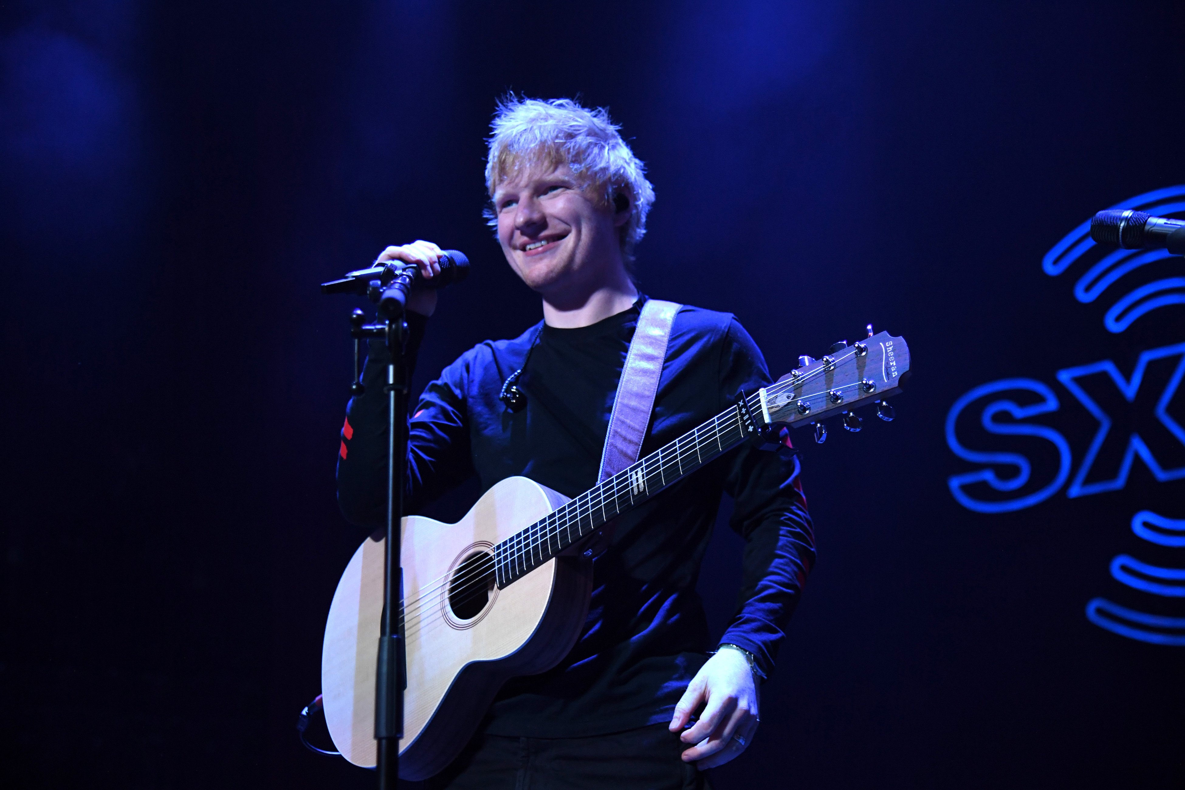 Ed Sheeran performs live for SiriusXM and Pandora's Small Stage Series at The Belasco
