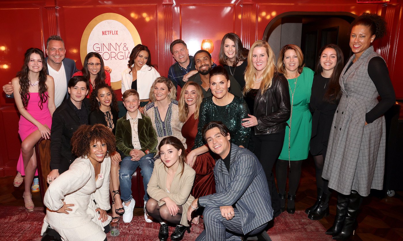 The cast of 'Ginny & Georgia' gathered for the season 2 premiere