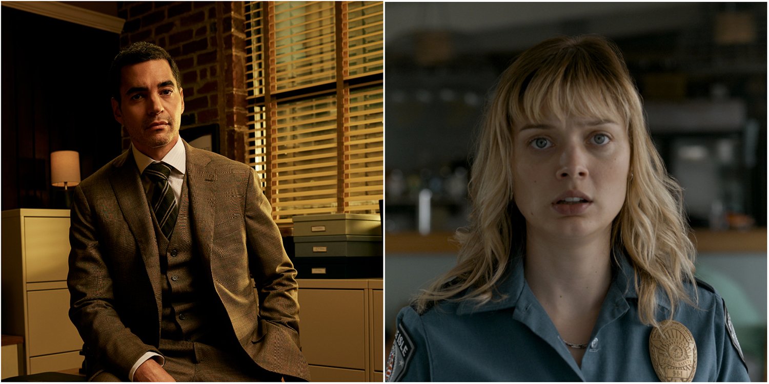 Two Karin Slaughter adaptations. LEFT: Ramón Rodrìguez as Will Trent in Will Trent, RIGHT: Bella Heathcote as Andy Oliver in Pieces of Her