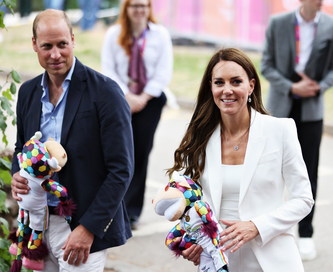 Prince William and Kate Middleton attend an event. 