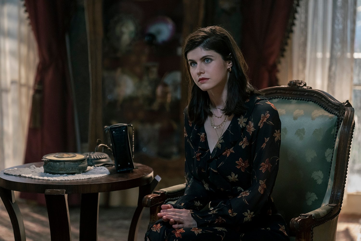 Alexandra Daddario as Rowan Fielding in Mayfair Witches