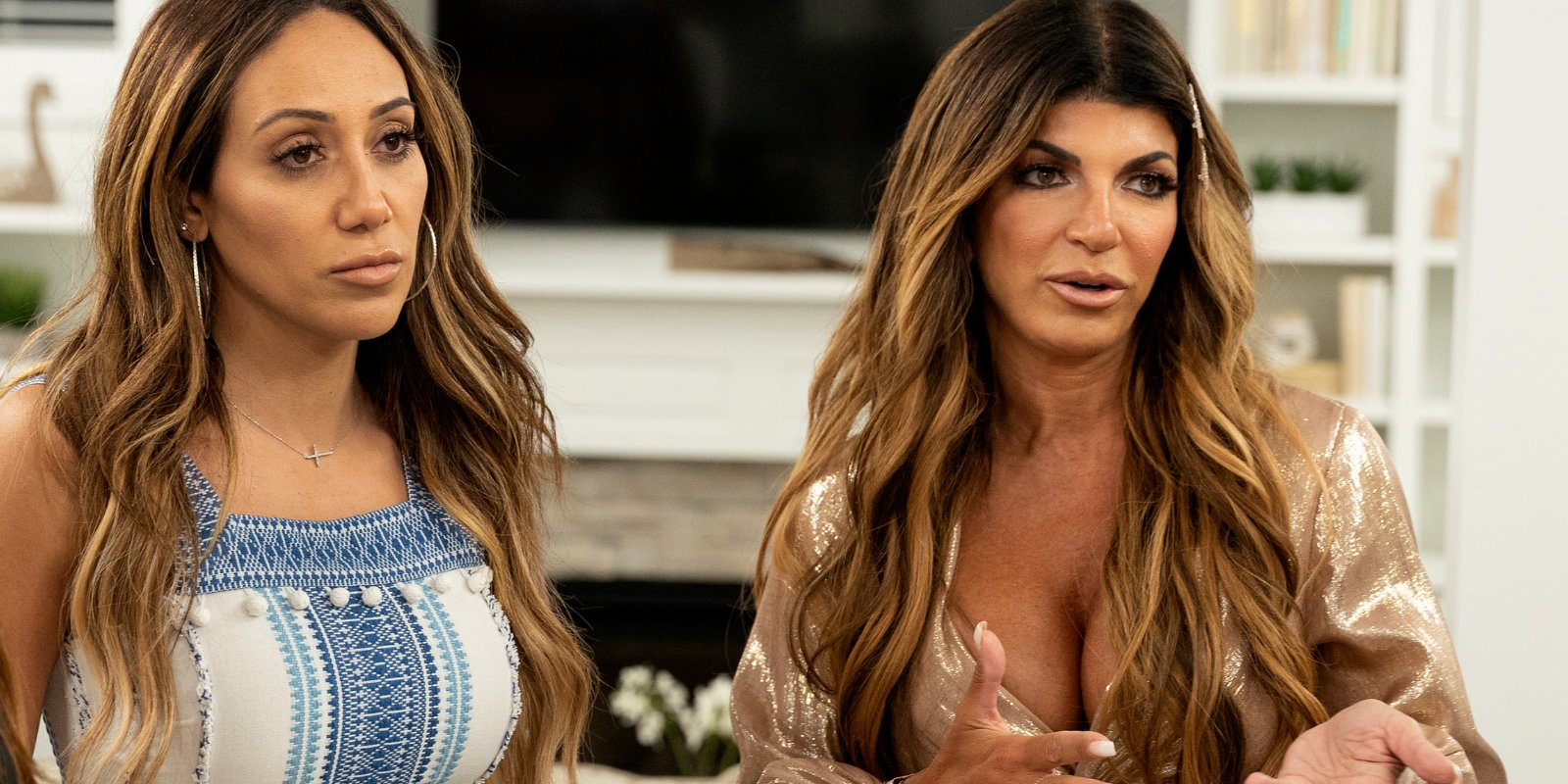 Melissa Gorga and Teresa Giudice during season 10 of 'Real Housewives of New Jersey.'