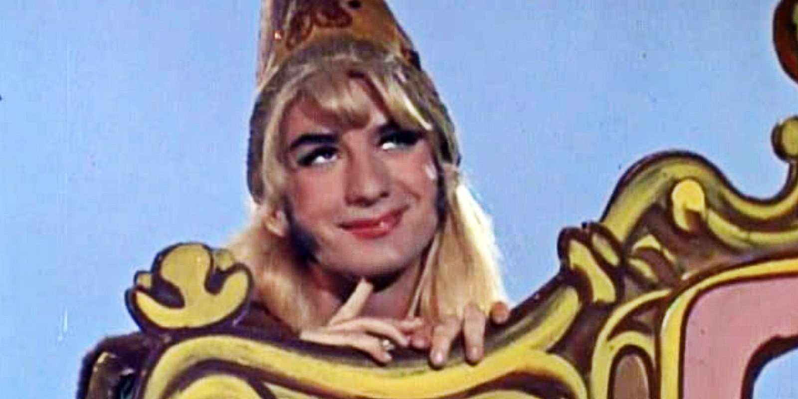 Mike Nesmith as Princess Gwen in The Monkees series episode 'Fairy Tale.'