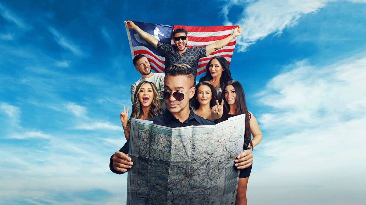 A promotional image for the new season of 'Jersey Shore: Family Vacation' from MTV
