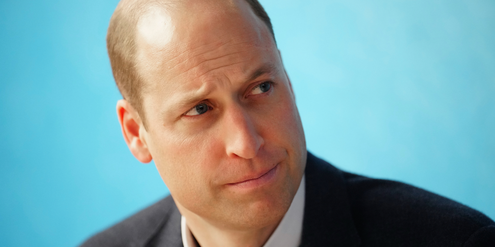 Prince William at the Open Door charity's flagship Bloom Building on January 12, 2023 in Birkenhead, England.