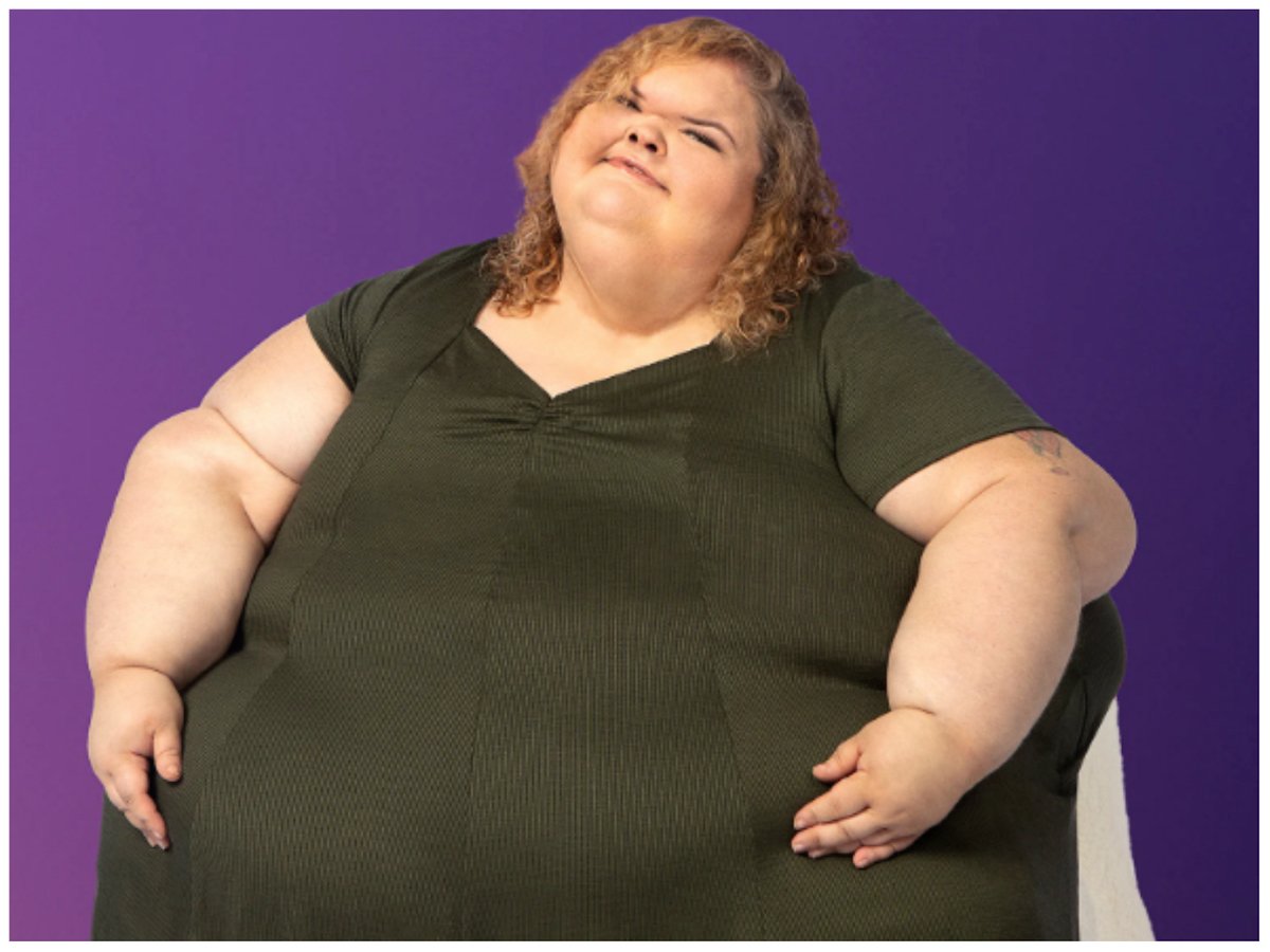 Tammy Slaton, whose weight has been a topic of discussion since the '1000-lb Sisters' Season 4 premiere