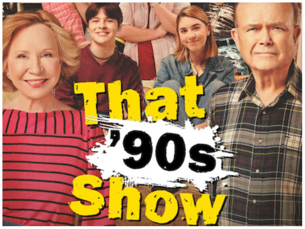 Promotional image for 'That '90s Show' Season 1 starring Debra Jo Rupp and Kurtwood Smith