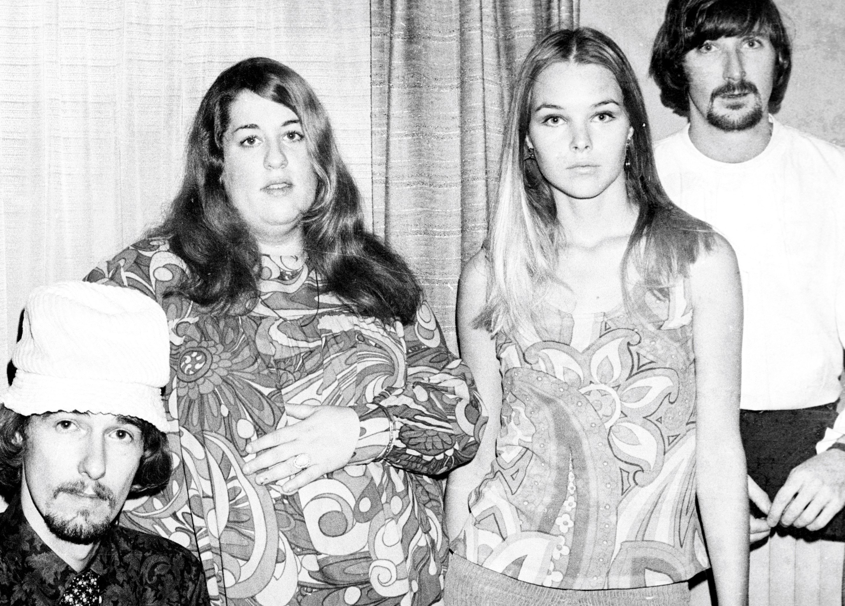 The Mamas & the Papas in black-and-white