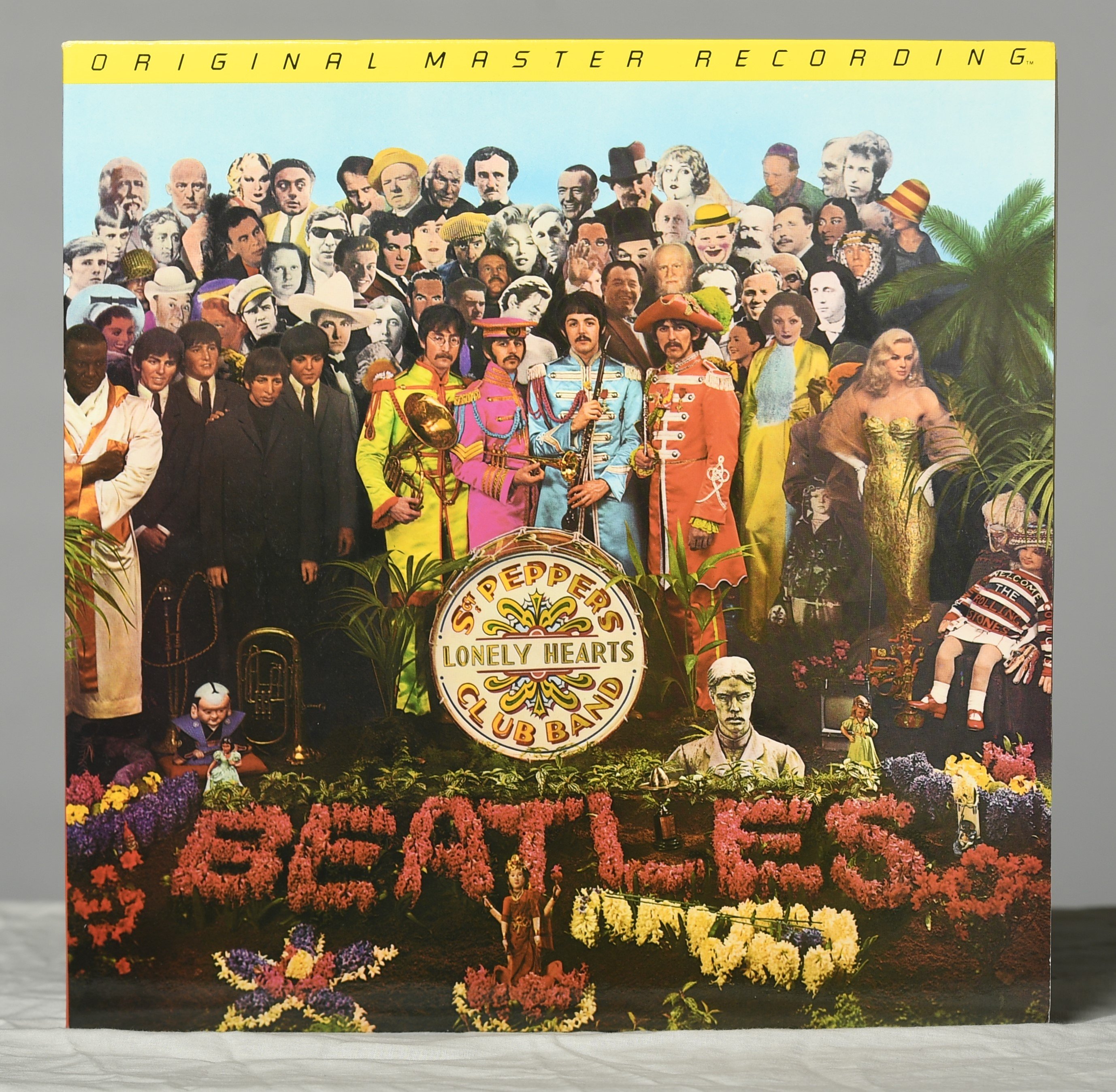 A vinyl copy of The Beatles' 'Sgt. Pepper's Lonely Hearts Club Band'