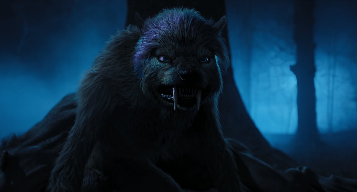 Enid in werewolf form in season 1 of 'Wednesday'