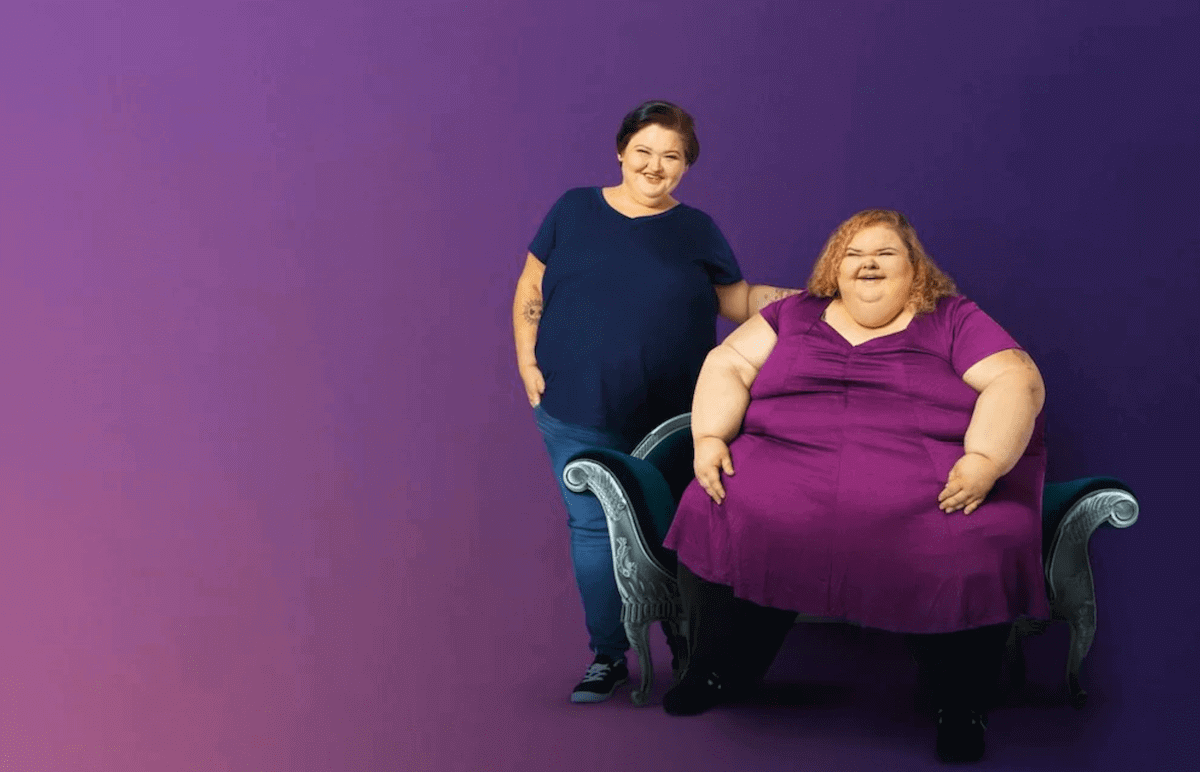 Amy and Tammy, two members of the Slaton Family from '1000-Lb. Sisters' on TLC