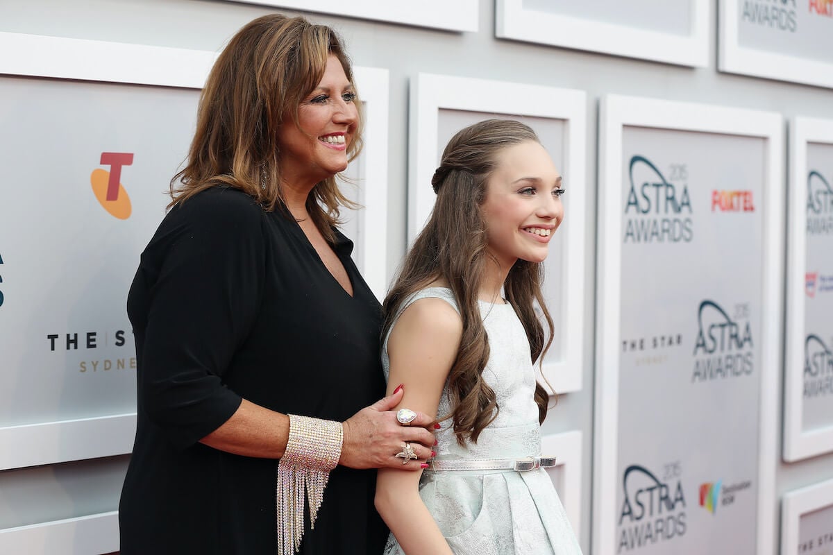 Abby Lee Miller and Maddie Ziegler at the ASTRA Awards