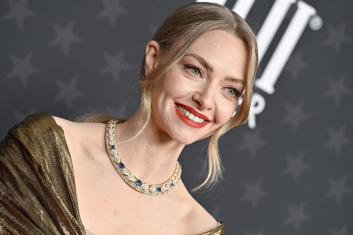 Amanda Seyfried at the Critics' Choice Awards.